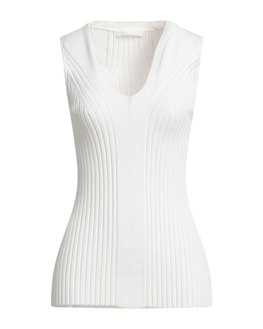 Helmut Lang White Pullover