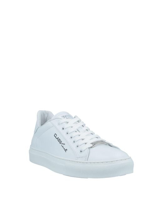 Roberto Cavalli Blue Sneakers Calfskin for men