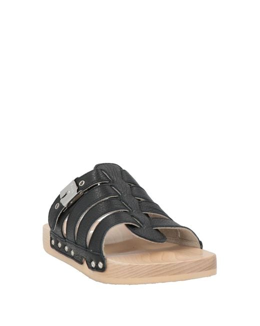 Scholl Black Mules & Clogs Leather