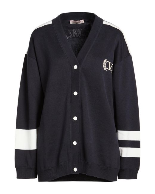 Valentino Garavani Blue Cardigan Cotton