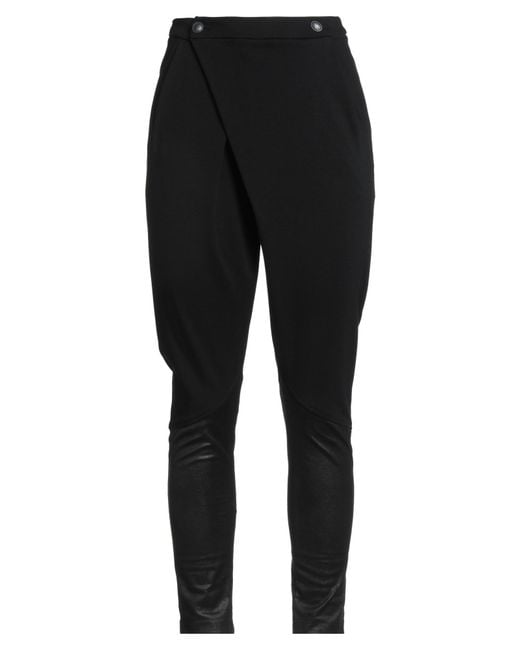D.exterior Black Pants Viscose, Polyamide, Elastane, Polyurethane, Acetate