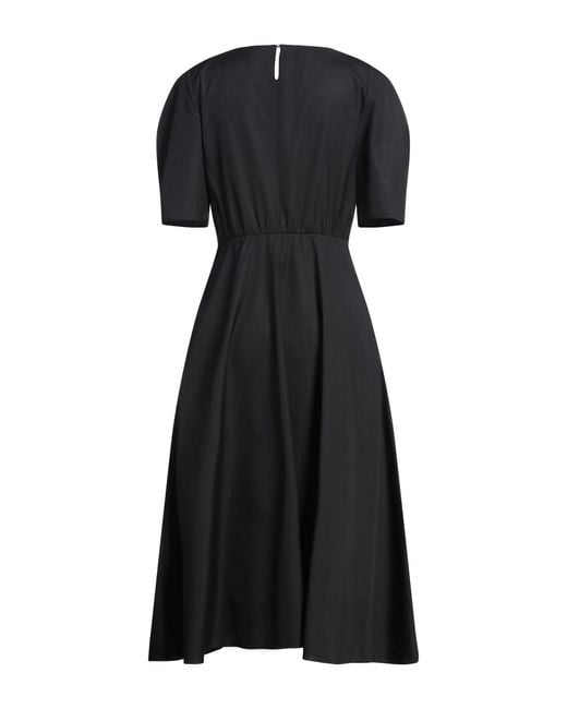 N°21 Black Midi Dress Cotton