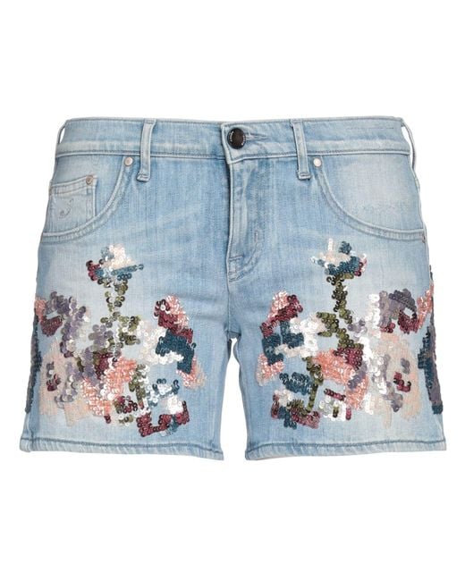 Jacob Cohen Blue Denim Shorts