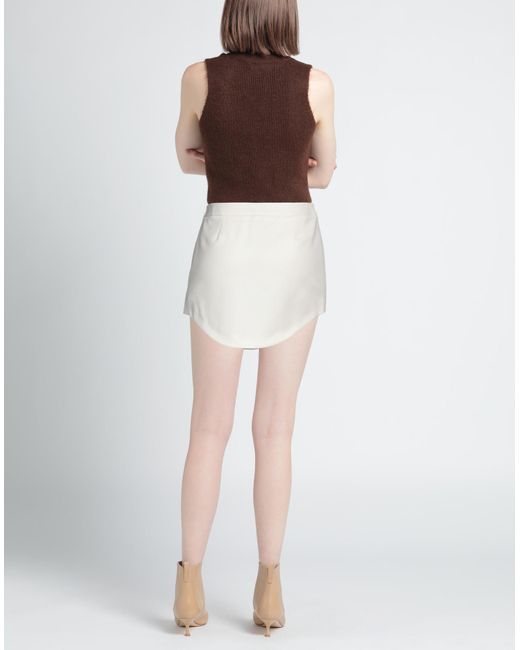 Casablancabrand White Mini Skirt