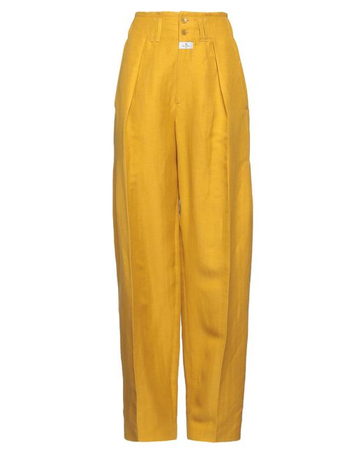 Etro Yellow Trouser