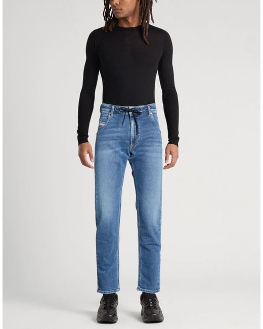 DIESEL Blue Jeans Cotton, Polyester, Elastane for men