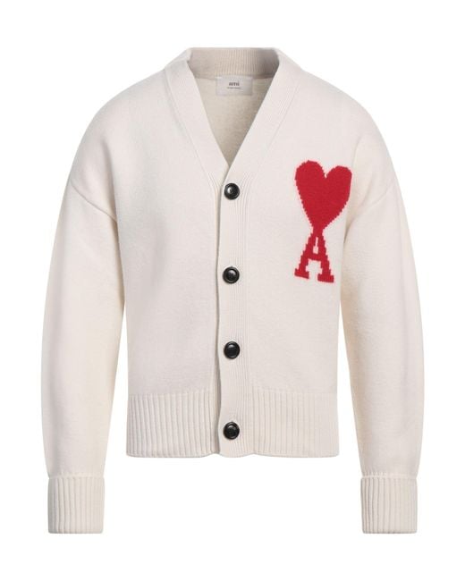 Cardigan AMI pour homme en coloris White