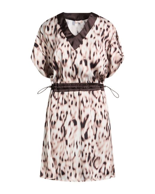 Liu Jo Natural Mini Dress Polyester