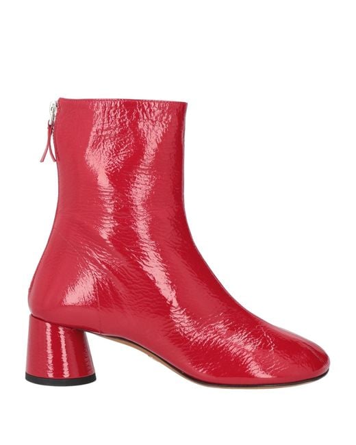 Proenza Schouler Red Ankle Boots