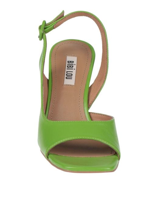 Bibi Lou Green Sandals