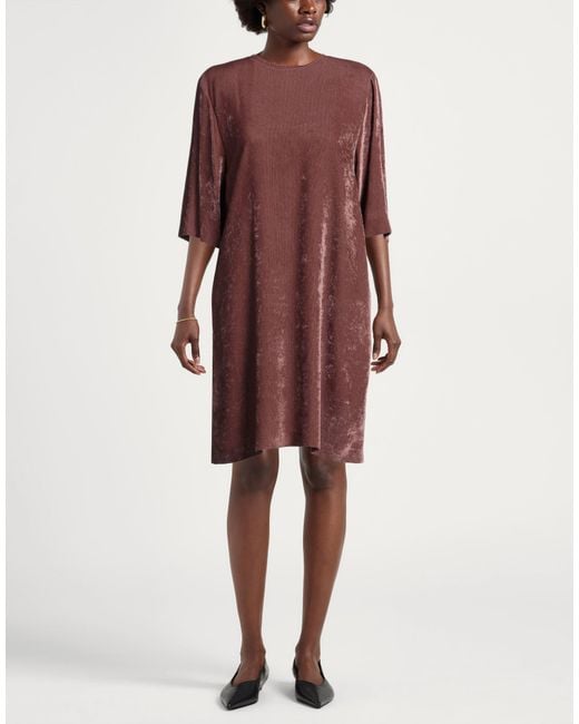 Fabiana Filippi Purple Mini Dress