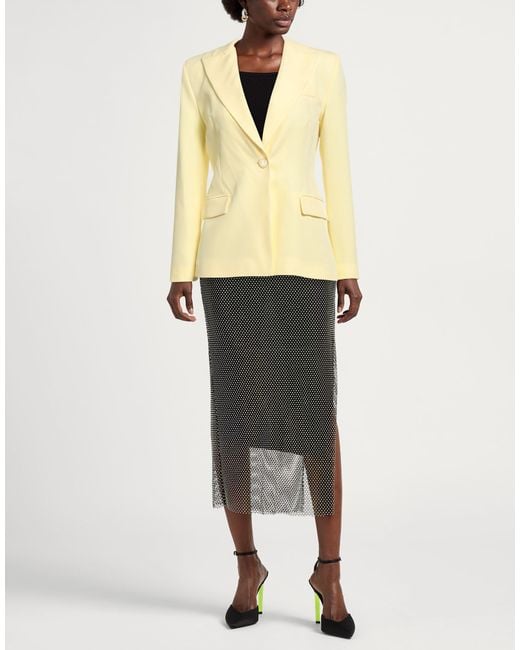 Blugirl Blumarine Natural Blazer Polyester, Elastane