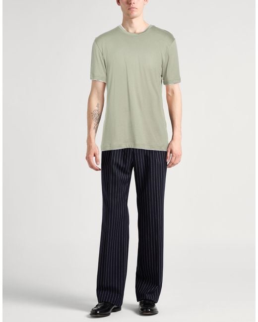 Eleventy Green T-Shirt Cotton for men