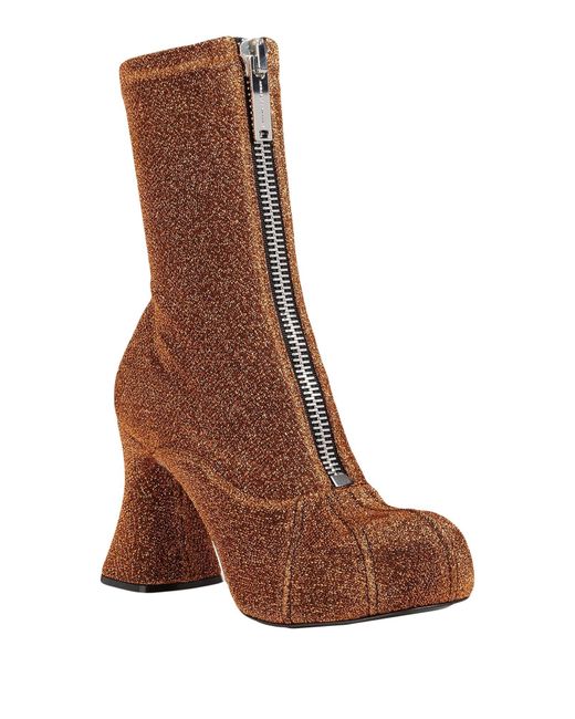 Stella McCartney Brown Ankle Boots