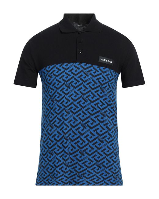 Versace Blue Polo Shirt for men