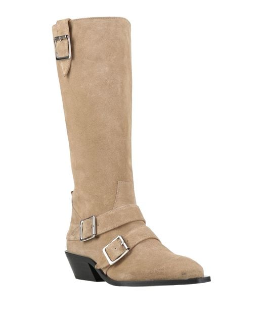 Alohas White Boot Leather