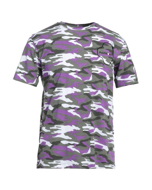 Parkoat Green Military T-Shirt Cotton for men