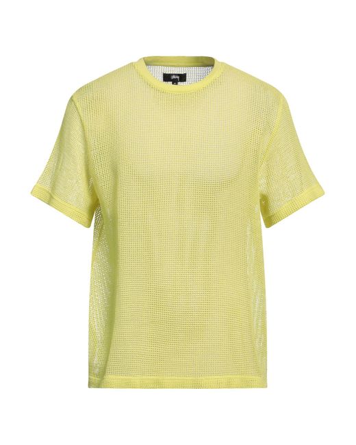 Stussy Yellow T-shirt for men