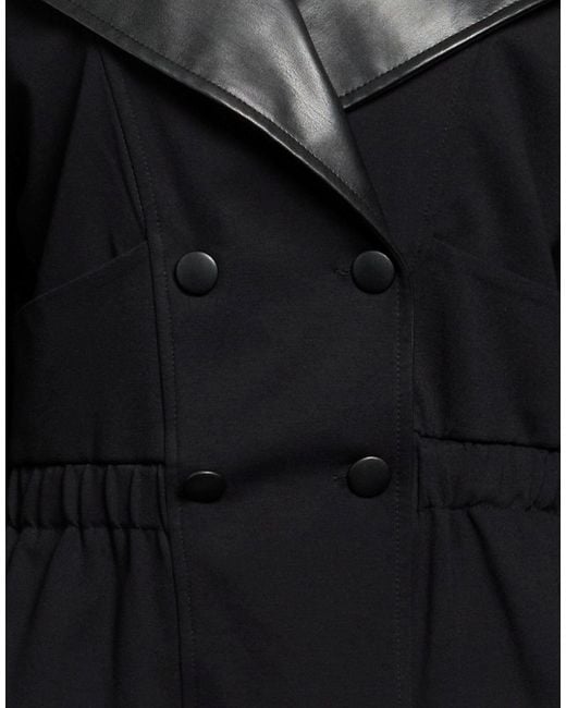 Exte Black Blazer Viscose, Nylon, Elastane, Polyurethane, Polyester