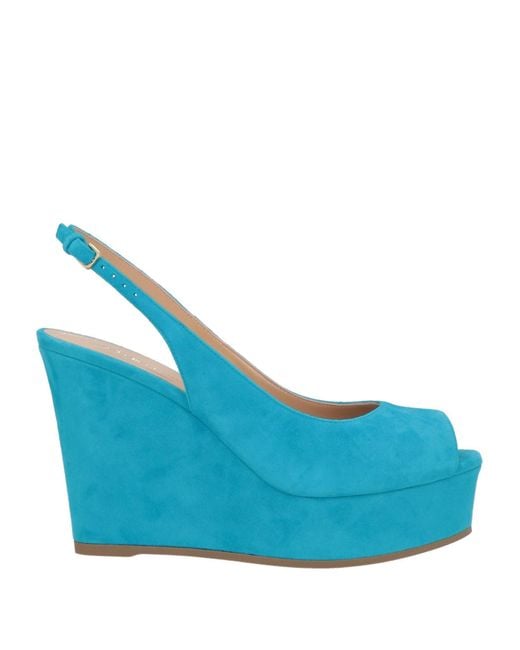 Sergio Rossi Blue Sandals Leather