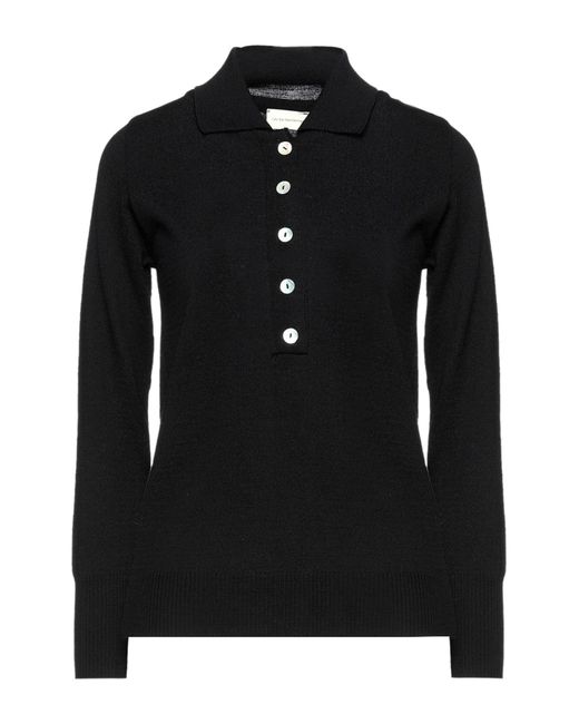 Les Bohémiennes Black Sweater Merino Wool