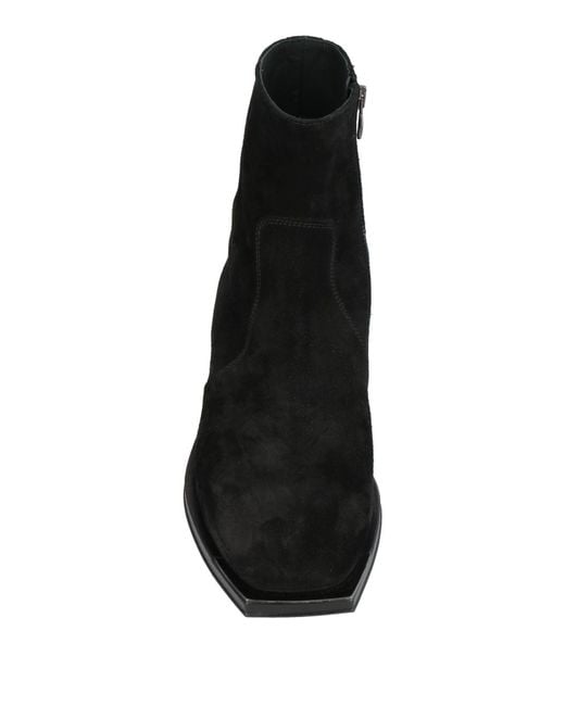 MICH SIMON Black Ankle Boots for men