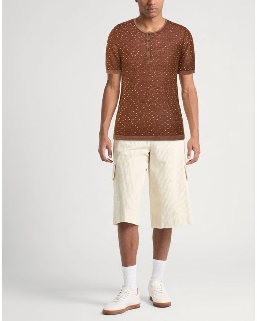 John Varvatos Brown Jumper for men