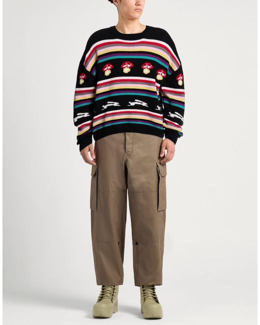 MSGM Blue Sweater Wool, Polyamide for men