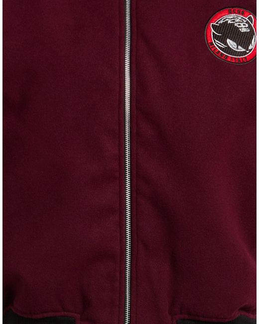 Gcds Red Burgundy Jacket Polyester