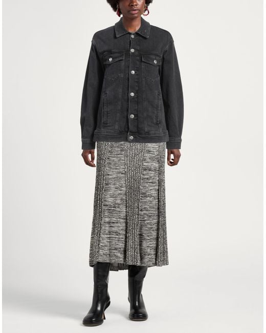 Replay Black Denim Outerwear