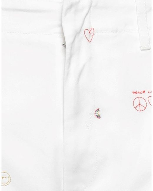 Dondup White Pants for men