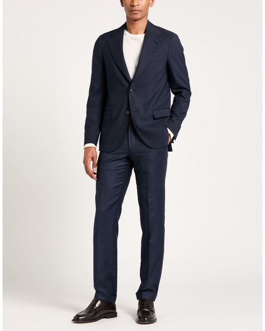 Lardini Blue Blazer Polyester, Wool, Elastane for men