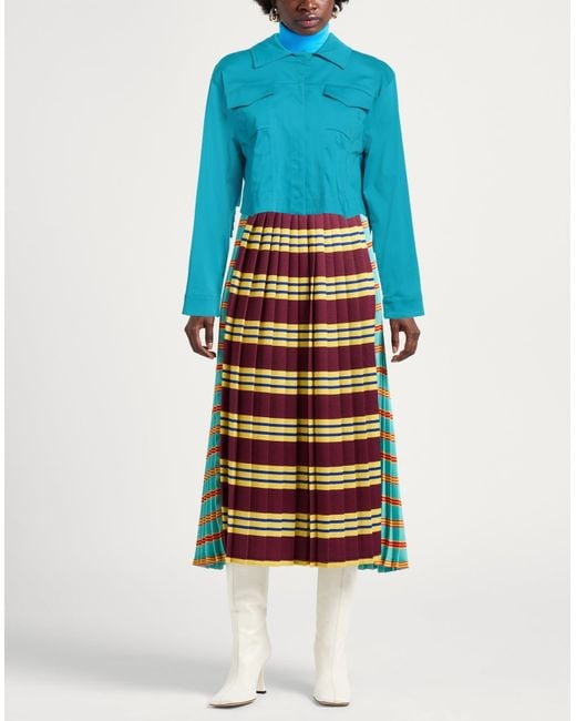 Jijil Blue Jacket Cotton, Elastane