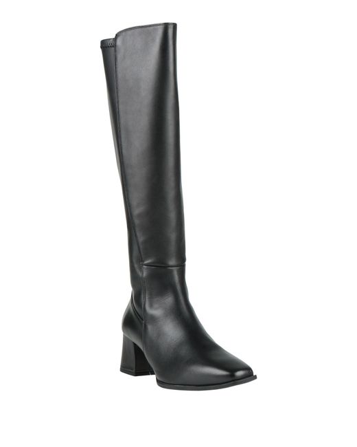 Unisa Black Boot Leather