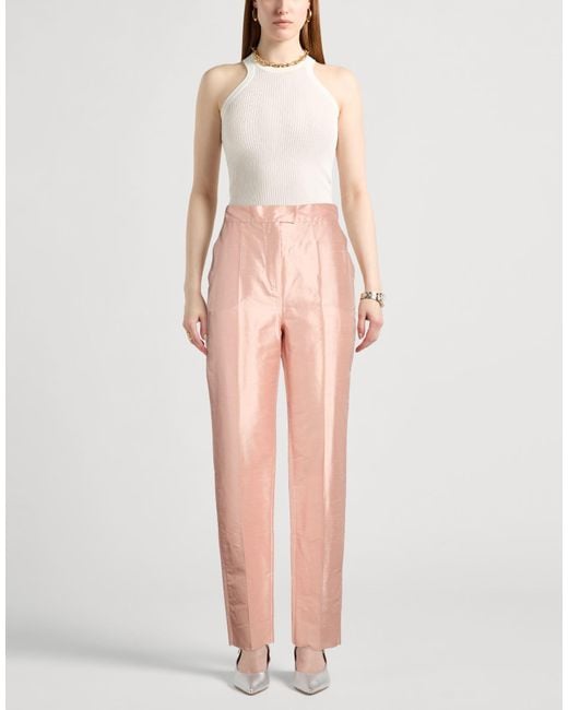 Max Mara Pink Blush Pants Silk