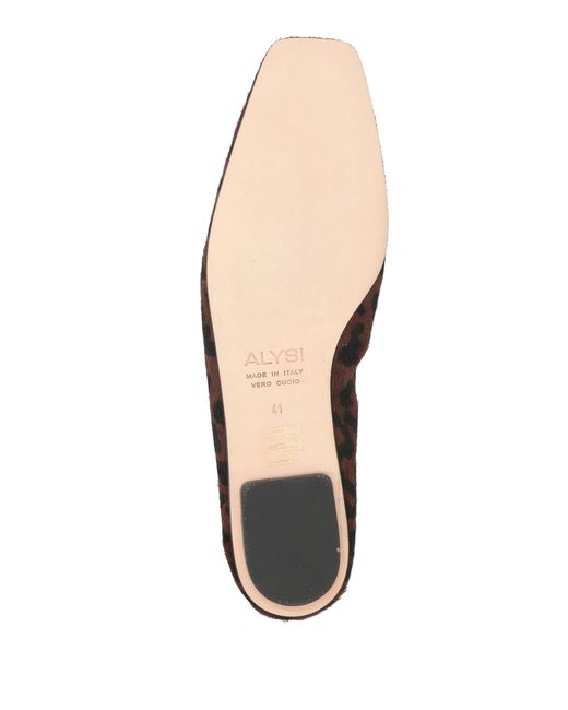 Alysi Brown Ballet Flats