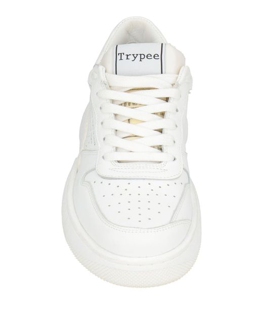 TRYPEE White Sneakers Leather