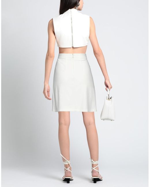 Jijil White Mini Skirt