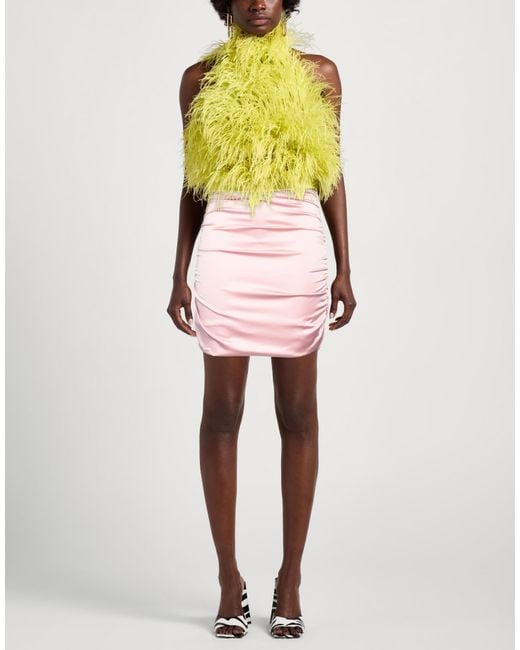 Fiorucci Pink Mini Skirt Polyester, Elastane
