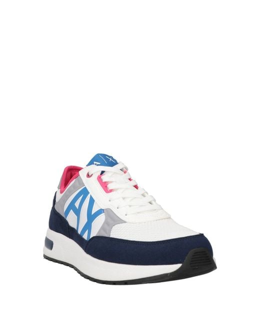 ARMANI EXCHANGE Blue Sneakers for men