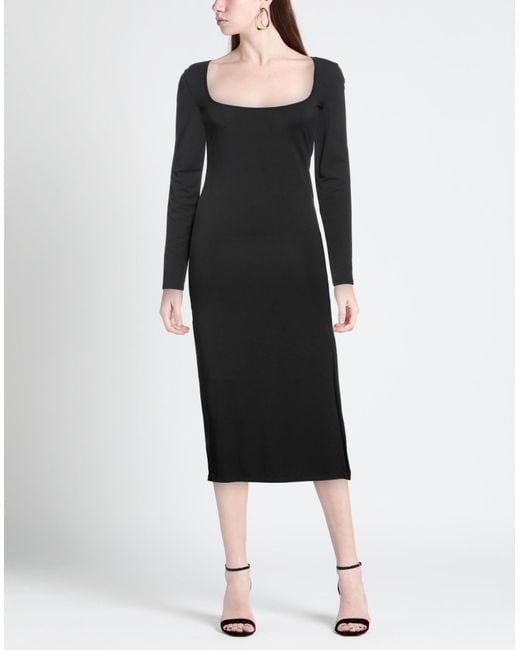 Patrizia Pepe Black Midi Dress