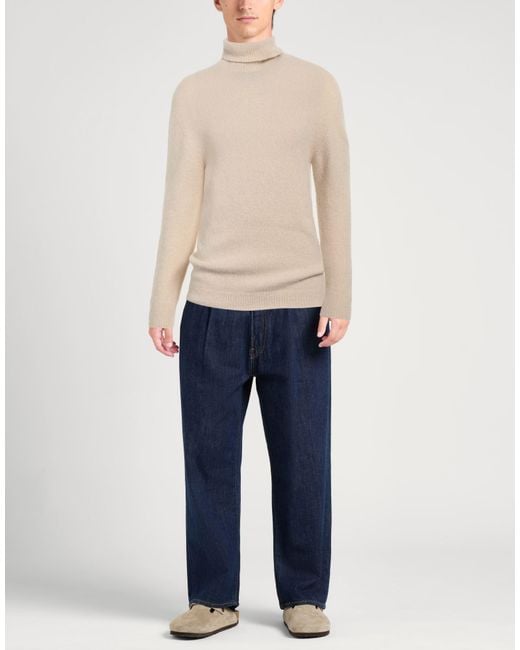 Alpha Studio Natural Turtleneck for men