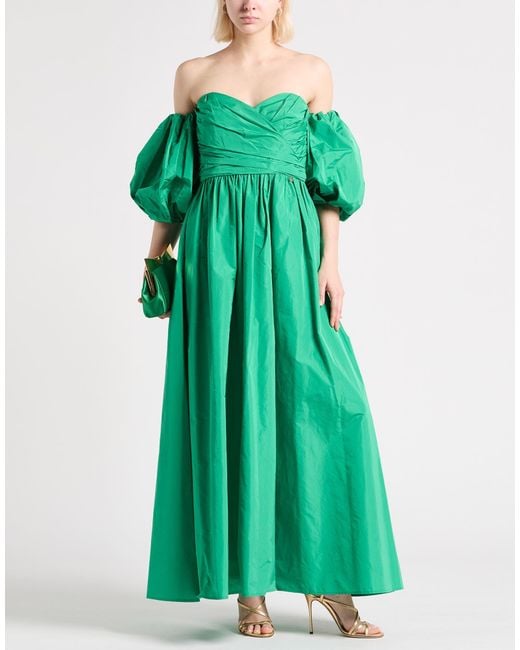 Liu Jo Green Maxi Dress Polyester