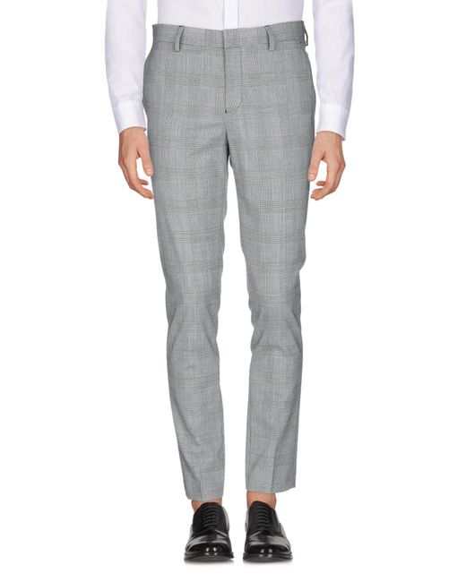 SELECTED Synthetic Casual Pants in Grey (Gray) for Men - Lyst