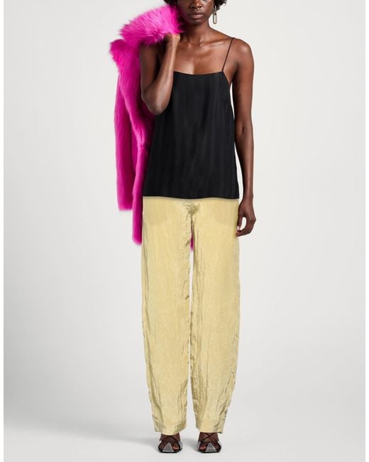 Ganni Yellow Trouser