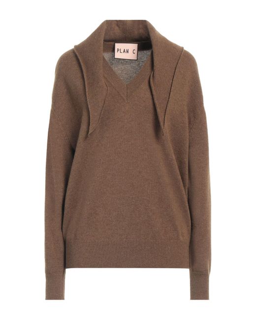 Pullover di Plan C in Brown