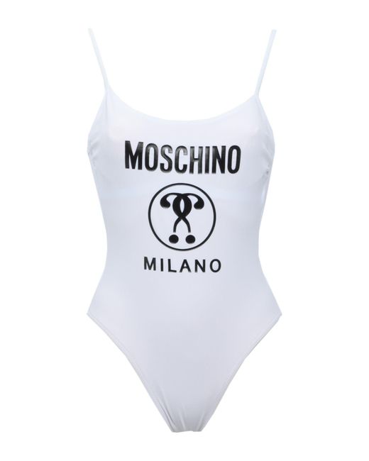Moschino White One-piece Swimsuit