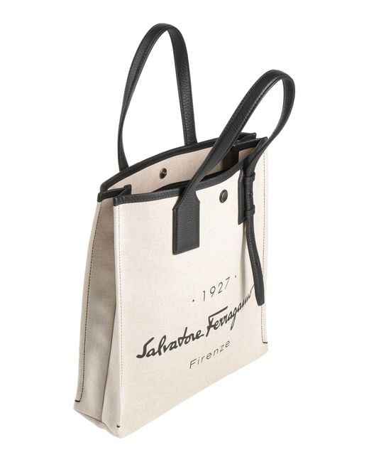 Borsa A Mano di Ferragamo in Natural