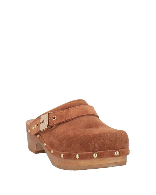 Scholl Brown Mules & Clogs