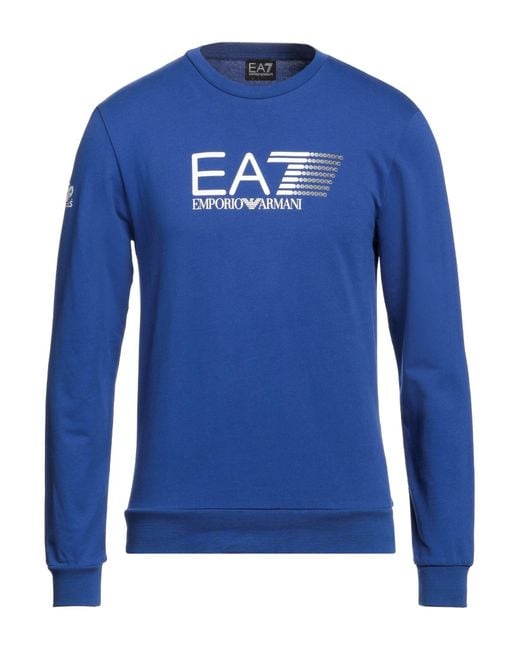 Felpa di EA7 in Blue da Uomo